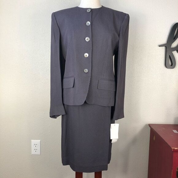 NWT Rena Rowan 2 Piece Jacket and Skirt Size 8 - Picture 2 of 8